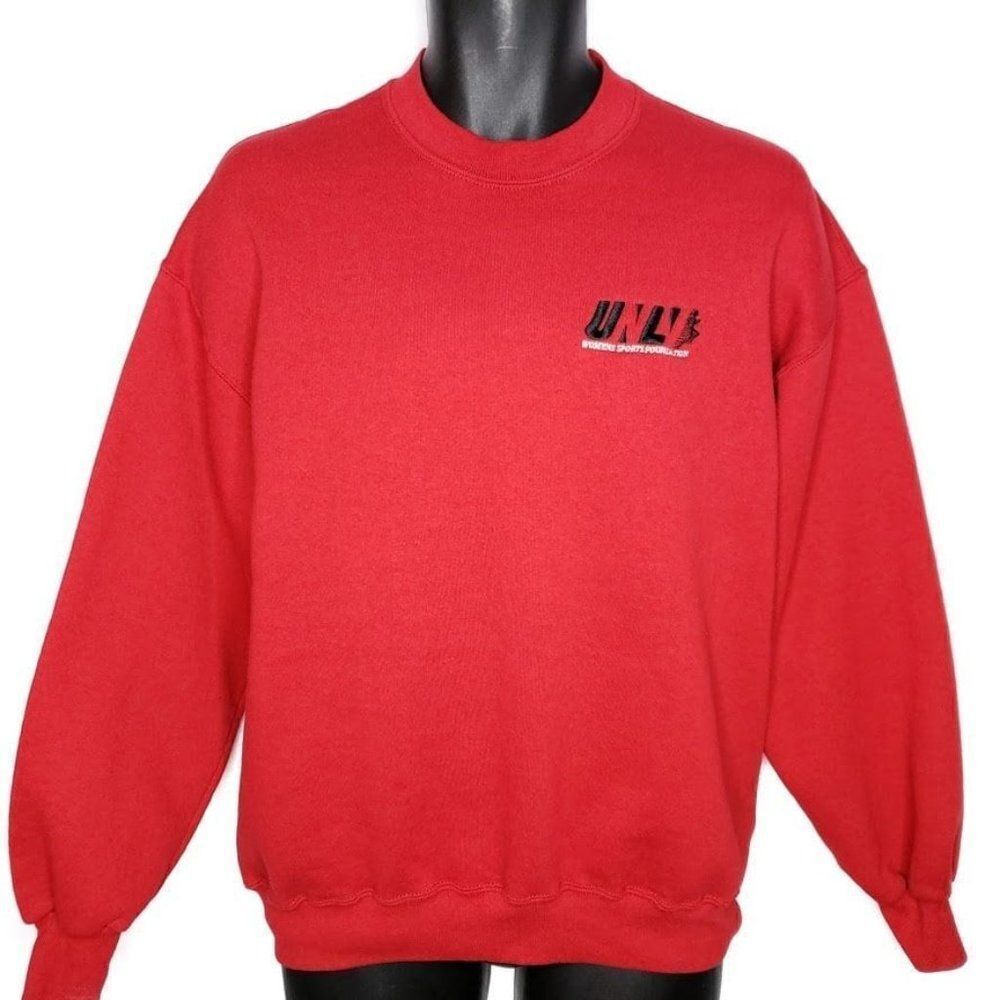 UNLV Rebels Sweatshirt Vintage 90s Womens Sports Foundation University Of Nevada